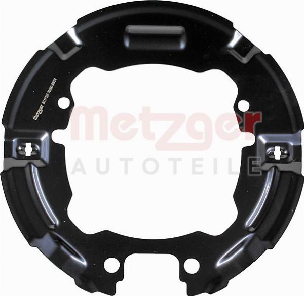 Metzger 6117105 - Гальмівна несуча пластина autocars.com.ua