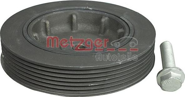 Metzger 6400006 - Ремінний шків, колінчастий вал autocars.com.ua