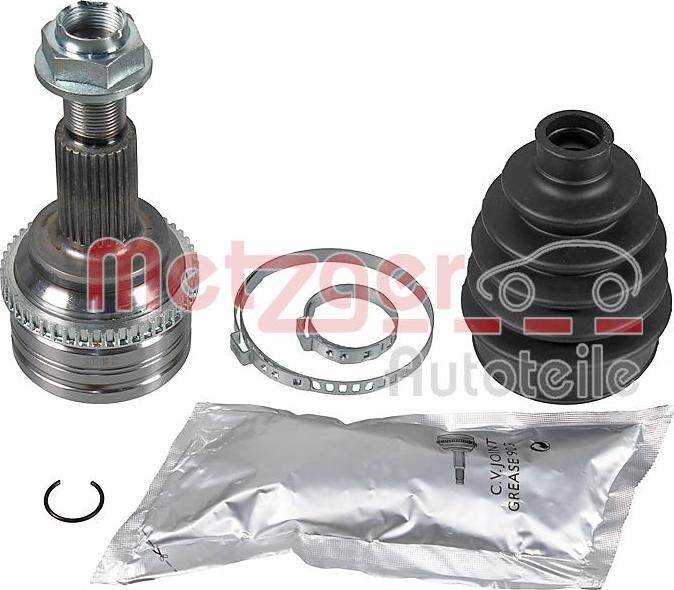 Metzger 7110212 - Шарнірний комплект, ШРУС, приводний вал autocars.com.ua