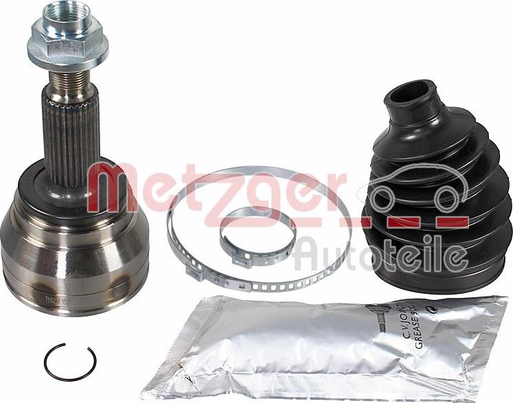 Metzger 7110223 - Шарнірний комплект, ШРУС, приводний вал autocars.com.ua