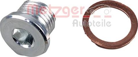 Metzger 8030074 - Резьбовая пробка, масляный поддон avtokuzovplus.com.ua