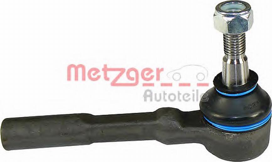 Metzger 8110100 - Наконечник рульової тяги, кульовий шарнір autocars.com.ua