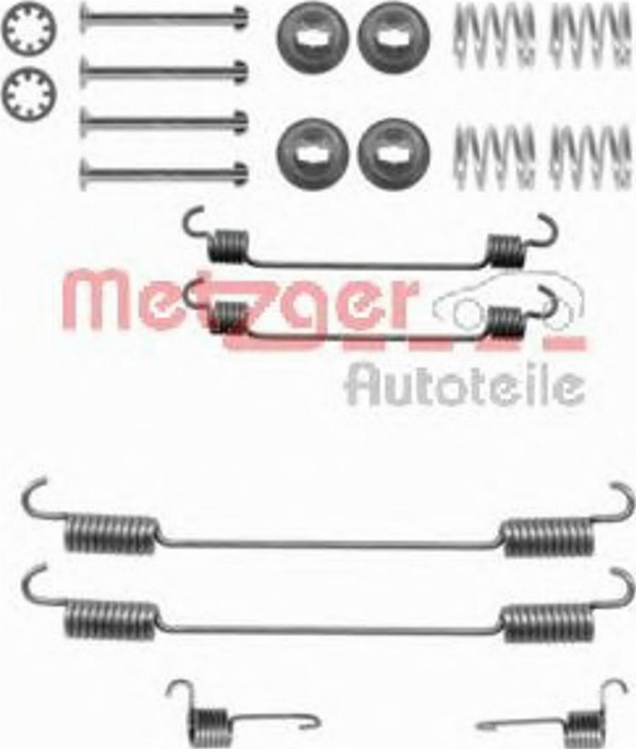 Metzger CR 740 - Комплектующие, барабанный тормозной механизм avtokuzovplus.com.ua