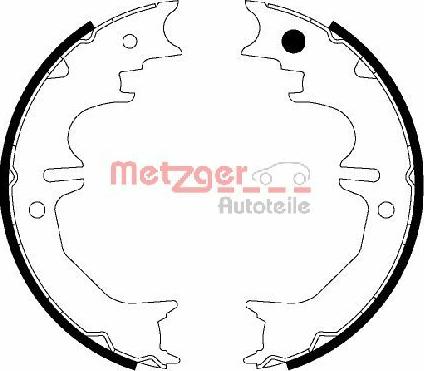 Metzger MG 207 - Комплект гальм, ручник, парковка autocars.com.ua