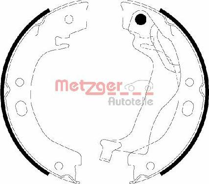 Metzger MG 212 - Комплект гальм, ручник, парковка autocars.com.ua