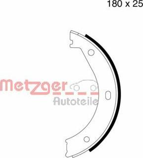 Metzger MG 423 - Комплект гальм, ручник, парковка autocars.com.ua
