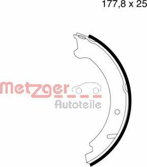 Metzger MG 629 - Комплект гальм, ручник, парковка autocars.com.ua