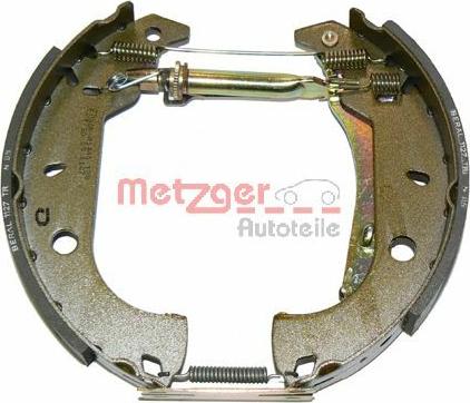 Metzger MG 714V - Комплект гальм, барабанний механізм autocars.com.ua