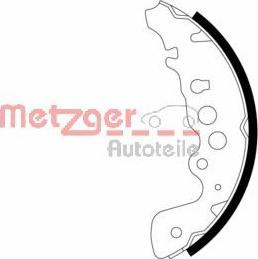 Metzger MG 730 - Комплект гальм, барабанний механізм autocars.com.ua