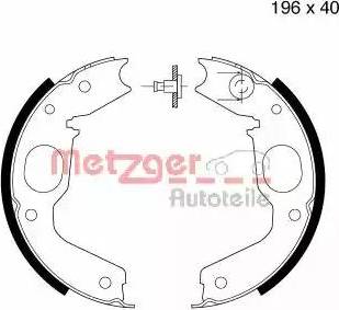 Metzger MG 811 - Комплект тормозов, ручник, парковка autodnr.net