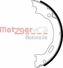 Metzger MG 954 - Комплект тормозов, ручник, парковка avtokuzovplus.com.ua