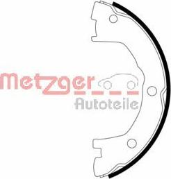 Metzger MG 965 - Комплект тормозов, ручник, парковка autodnr.net