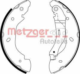 Metzger MG 966 - Комплект гальм, барабанний механізм autocars.com.ua