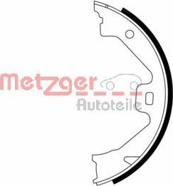 Metzger MG 969 - Комплект тормозов, ручник, парковка avtokuzovplus.com.ua