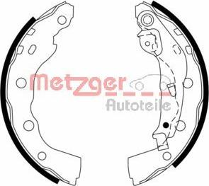 Metzger MG 973 - Комплект тормозных колодок, барабанные avtokuzovplus.com.ua