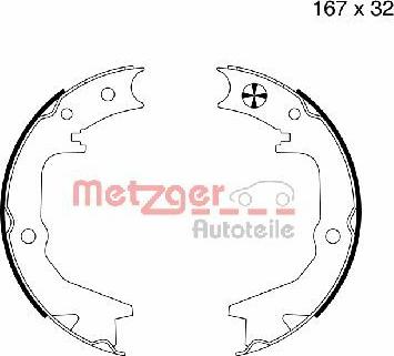 Metzger MG 992 - Комплект тормозов, ручник, парковка autodnr.net