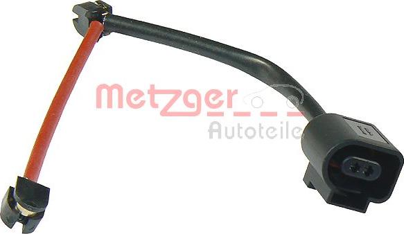 Metzger WK 17-258 - Сигнализатор, износ тормозных колодок avtokuzovplus.com.ua