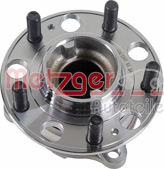Metzger WM 2347 - Комплект підшипника маточини колеса autocars.com.ua