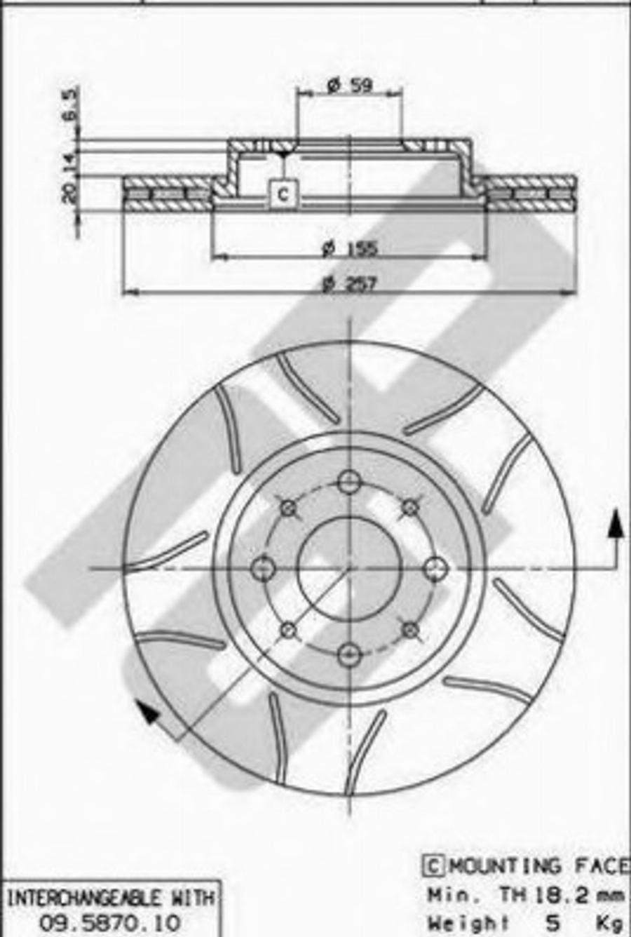 Metzger X24499 - Тормозной диск avtokuzovplus.com.ua