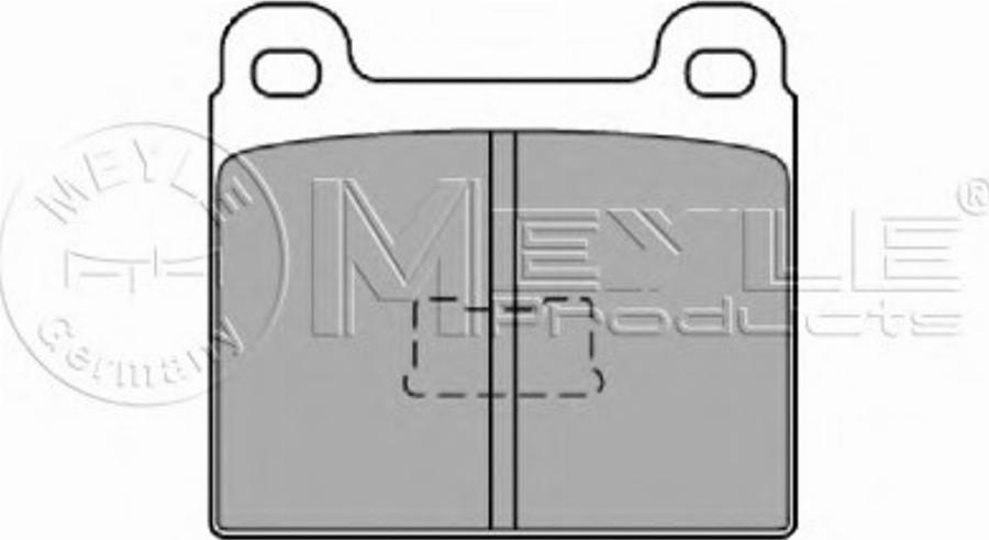 Meyle 025 202 2818 - Тормозные колодки, дисковые, комплект avtokuzovplus.com.ua