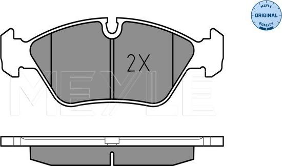 Meyle 025 206 2919 - Тормозные колодки, дисковые, комплект autodnr.net