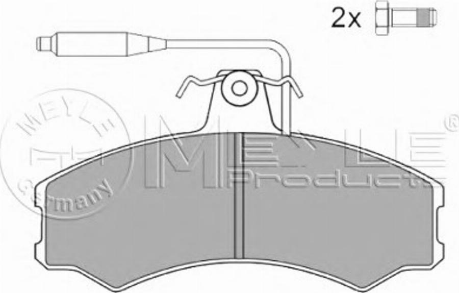 Meyle 0252074119W - Тормозные колодки, дисковые, комплект avtokuzovplus.com.ua