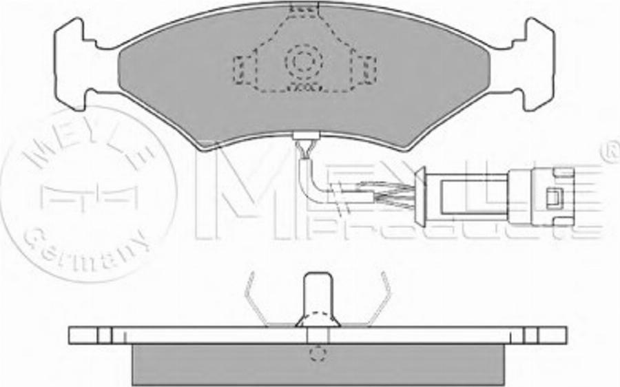 Meyle 0252078318W - Тормозные колодки, дисковые, комплект avtokuzovplus.com.ua