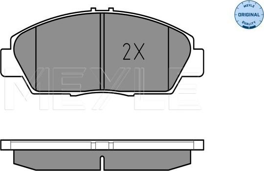 Meyle 025 218 7918/W - Гальмівні колодки, дискові гальма autocars.com.ua