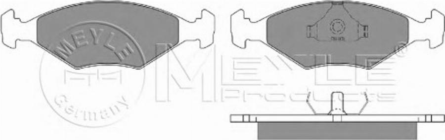 Meyle 025 219 6218 - Тормозные колодки, дисковые, комплект autodnr.net