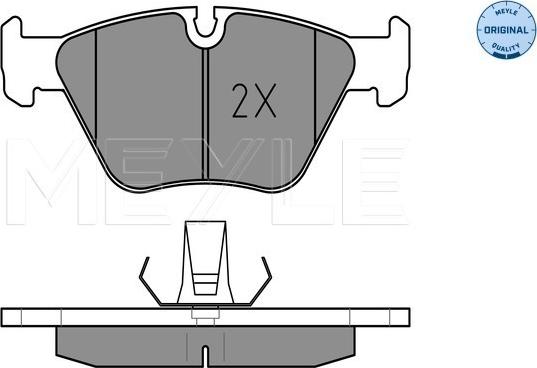 Meyle 025 219 9020 - Гальмівні колодки, дискові гальма autocars.com.ua