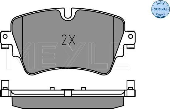 Meyle 025 221 8719 - Колодки гальмівні autocars.com.ua