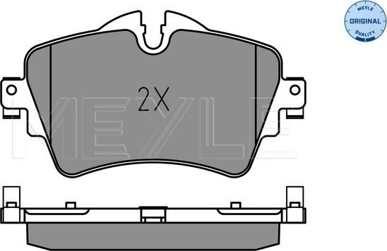 Meyle 025 221 8719 - Колодки гальмівні autocars.com.ua