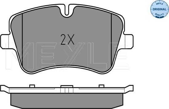 Meyle 025 231 4419 - Тормозные колодки, дисковые, комплект avtokuzovplus.com.ua