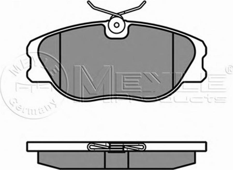 Meyle 0252316819W - Тормозные колодки, дисковые, комплект avtokuzovplus.com.ua