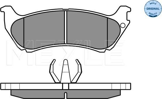 Meyle 025 231 9017/W - Тормозные колодки, дисковые, комплект avtokuzovplus.com.ua