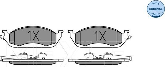 Meyle 025 231 9317/W - Тормозные колодки, дисковые, комплект avtokuzovplus.com.ua