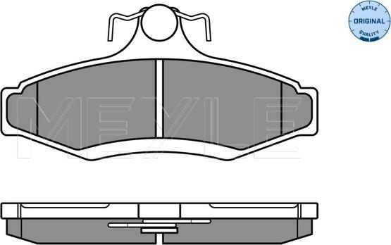 Meyle 025 232 3714 - Тормозные колодки, дисковые, комплект avtokuzovplus.com.ua