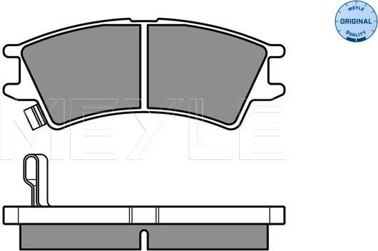 Meyle 025 232 3816/W - Гальмівні колодки, дискові гальма autocars.com.ua