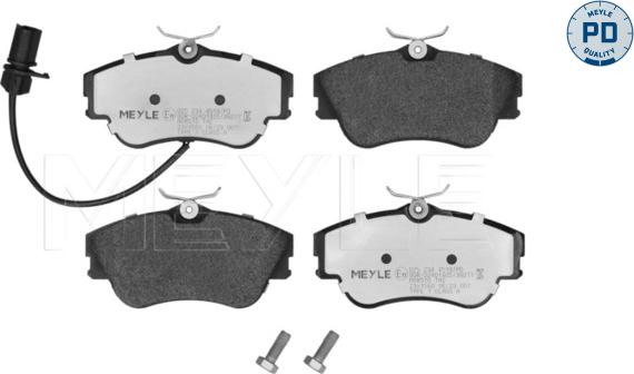 Meyle 025 234 4519/PD - Тормозные колодки, дисковые, комплект avtokuzovplus.com.ua