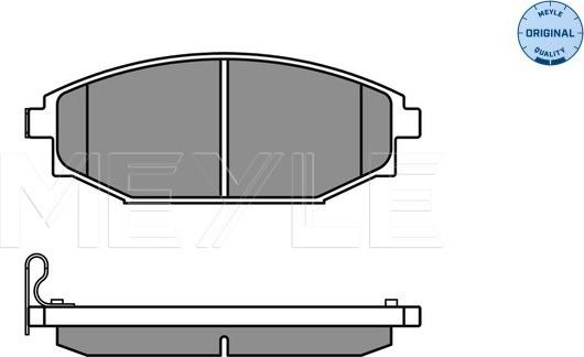 Meyle 025 235 1816/W - Тормозные колодки, дисковые, комплект avtokuzovplus.com.ua