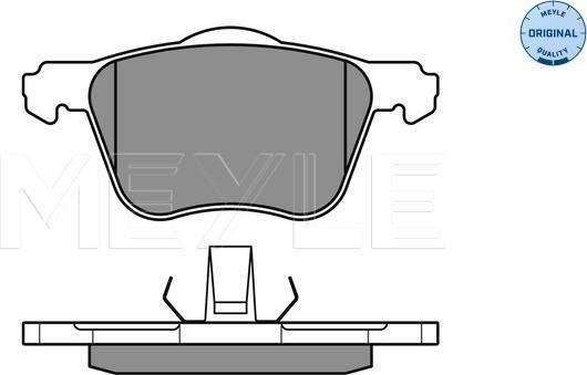 Meyle 025 235 9018 - Тормозные колодки, дисковые, комплект avtokuzovplus.com.ua