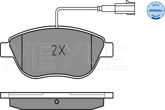 Meyle 025 237 0918/W - Тормозные колодки, дисковые, комплект autodnr.net