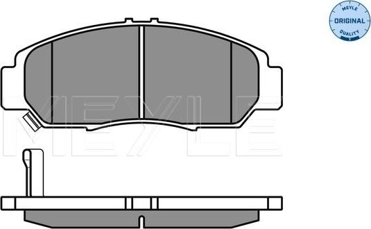 Meyle 025 237 2916/W - Тормозные колодки, дисковые, комплект avtokuzovplus.com.ua