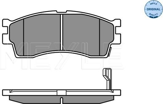 Meyle 025 238 7316/W - Гальмівні колодки, дискові гальма autocars.com.ua