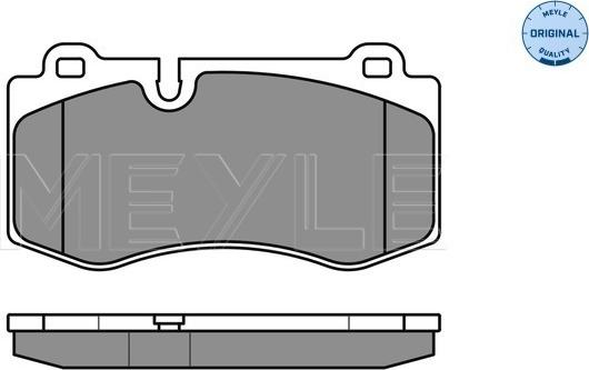 Meyle 025 239 6018 - Тормозные колодки, дисковые, комплект avtokuzovplus.com.ua