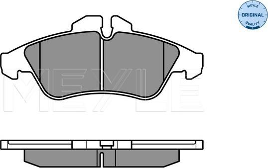 Meyle 025 239 9020 - Тормозные колодки, дисковые, комплект avtokuzovplus.com.ua