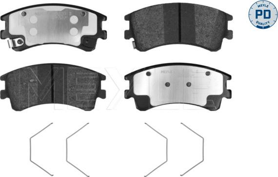 Meyle 025 240 4618/PD - Тормозные колодки, дисковые, комплект autodnr.net