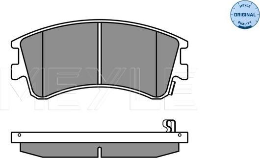 Meyle 025 240 4618/W - Гальмівні колодки, дискові гальма autocars.com.ua