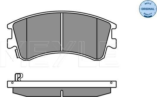 Meyle 025 240 4618/W - Гальмівні колодки, дискові гальма autocars.com.ua