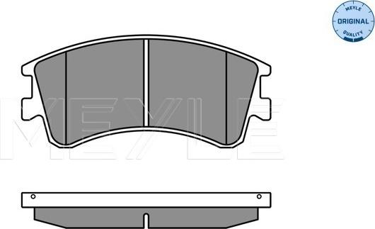 Meyle 025 240 4618/W - Гальмівні колодки, дискові гальма autocars.com.ua